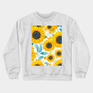 Light Sunflowers Fantasy Crewneck Sweatshirt
